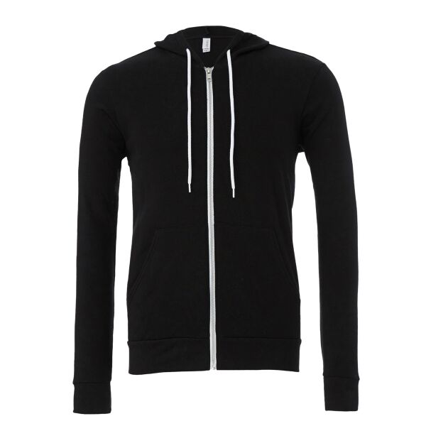 Unisex polycotton fleece full-zip hoodie Thumbnail